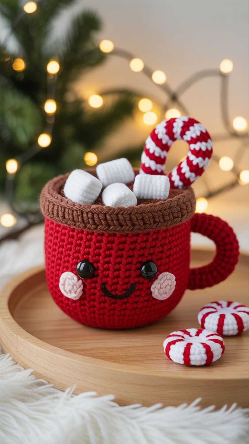Enfeite de personagem Chocolate de Natal.