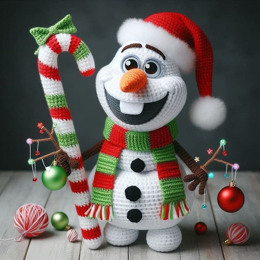 Enfeite de personagem Boneco de Neve.